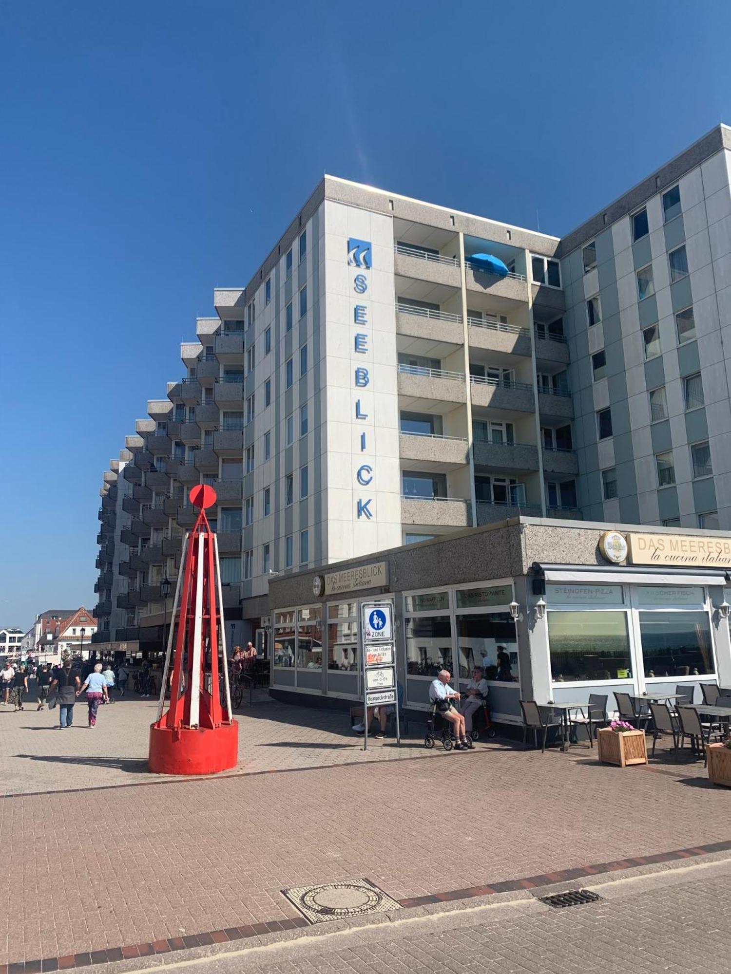 Strandblick Im Haus Seeblick Bismarckstrasse Borkum Extérieur photo